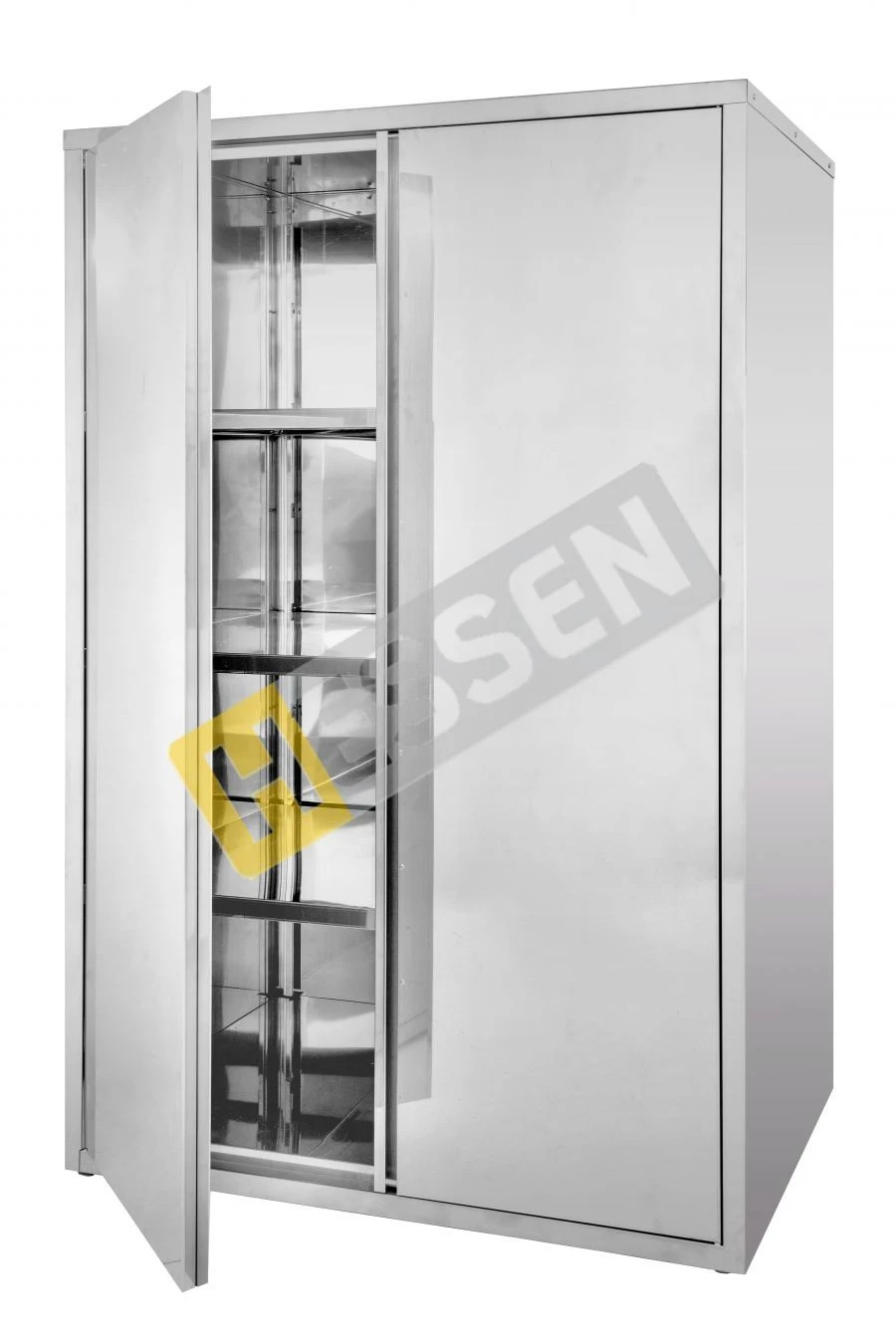 Kitchen Cabinet with Swing Doors, 3 Solid Shelves, Model SHKAF SHR 10*6