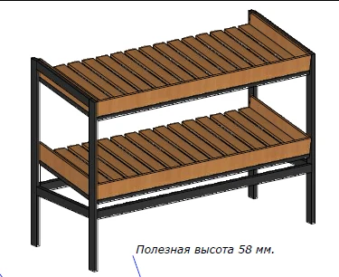 علبة عرض الخبز المفتوحة L1250