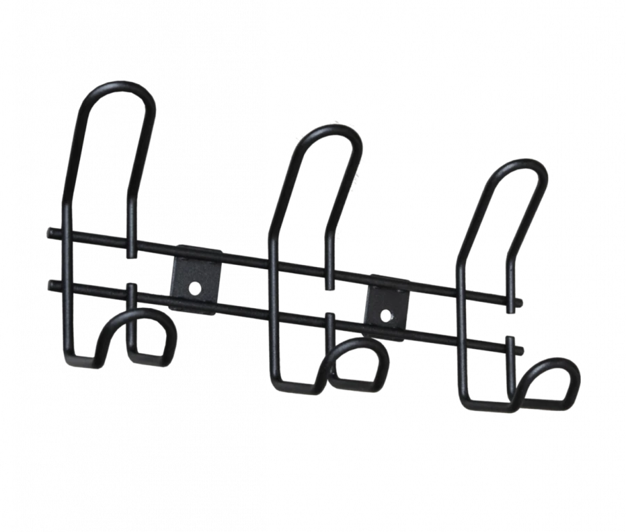 Heavy-Duty Coat Rack with Metal Hooks, Model SHT-WH16-3
