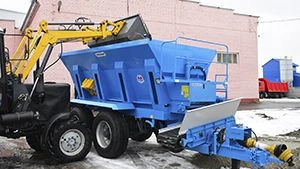 مقطورة جرار بتفريغ جانبي PBR-10