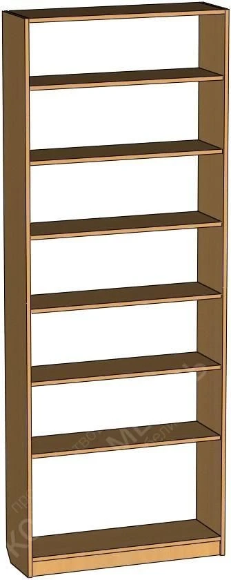 رف مكتبة خشبي SB-01 بسماكة 16 مم وحواف 2 مم