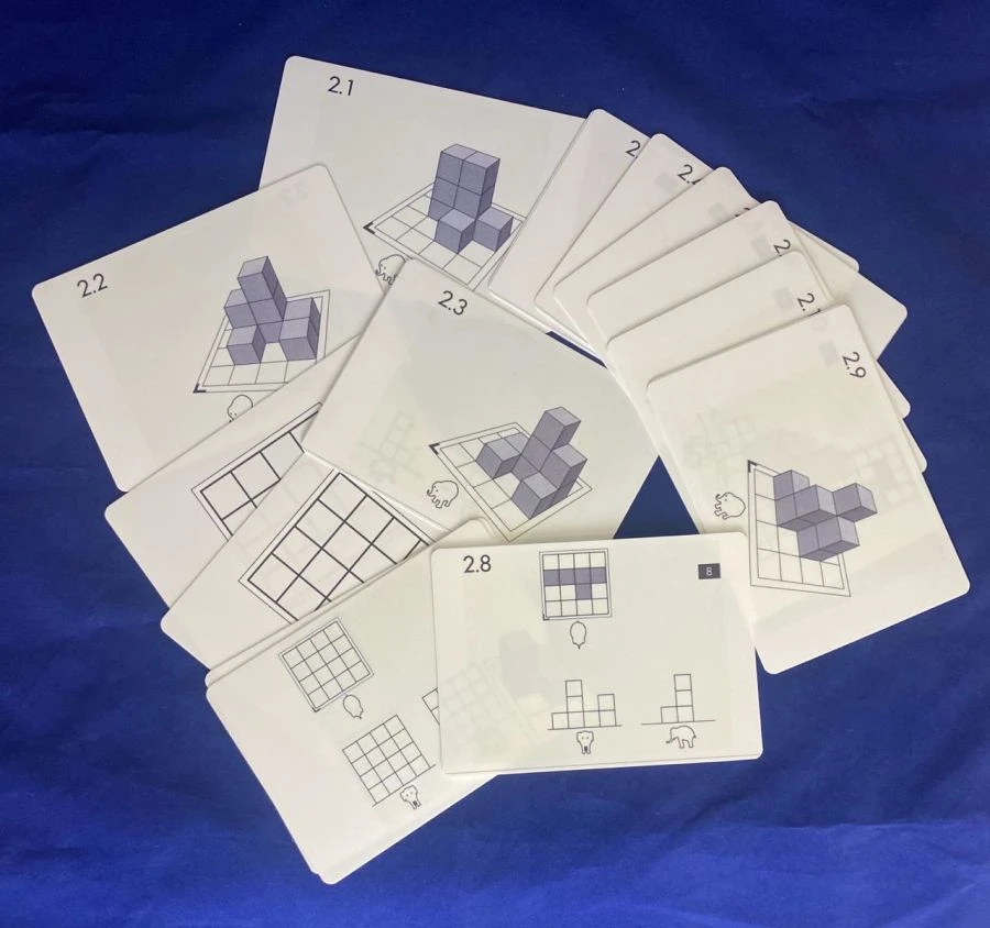 بطاقات المهام للكتل الخشبية غير المطلية رقم 2