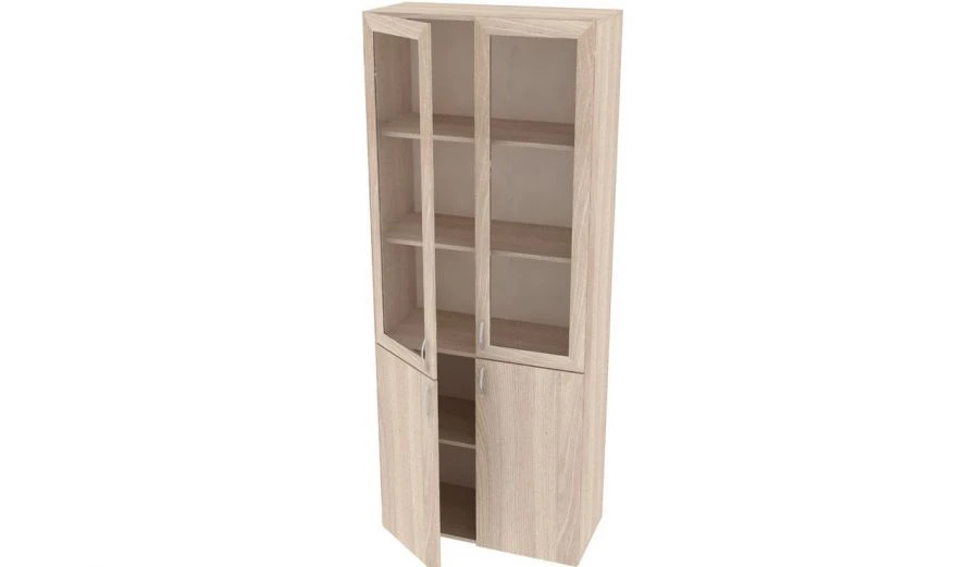 وحدة رفوف واسعة مع زجاج في الإطار 800×370×2000مم (طول×عرض×ارتفاع) نموذج 405.107