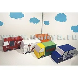 Fire, Police, Ambulance Vehicle "Nellya" - 55x30x25 cm