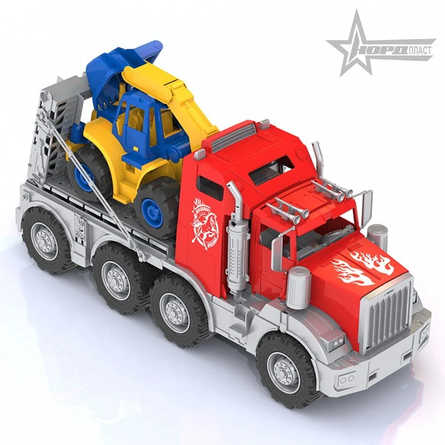 مقطورة عالية التحمل "أريزونا" مع جرار لنقل البضائع