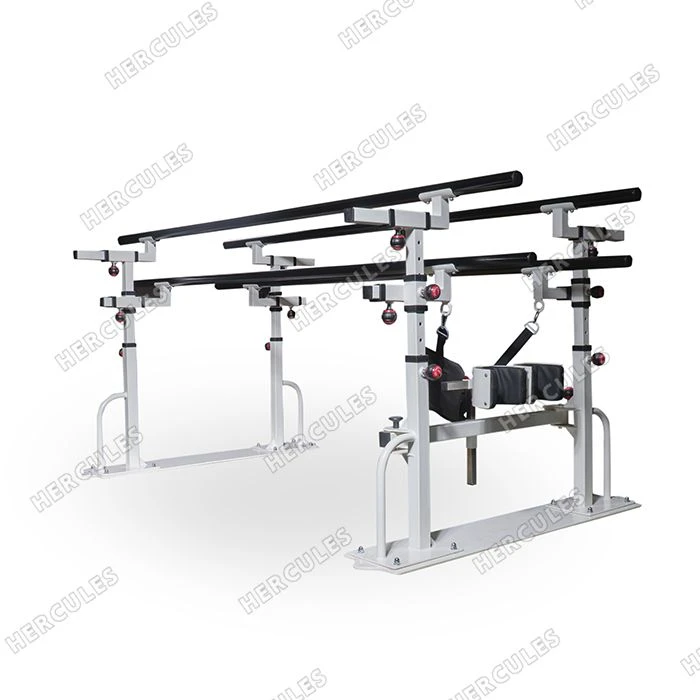 Rehabilitation Parallel Bars with Knee Supports