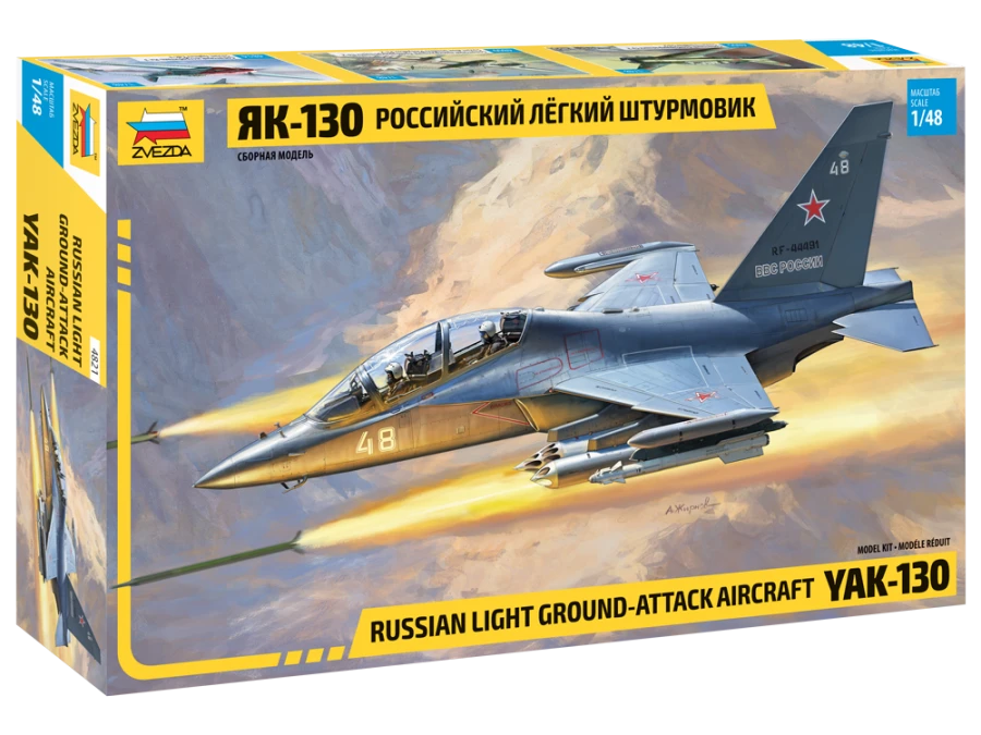 Yak-130 Airplane Model Kit for Creative Building