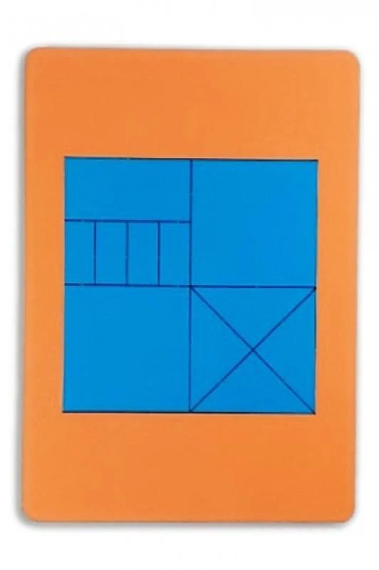 Mongolian Puzzle Game A5 - Educational Geometric Shapes