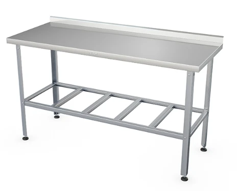 طاولة تحضير الطعام مع حافة SR-3-R (رف شبكي)