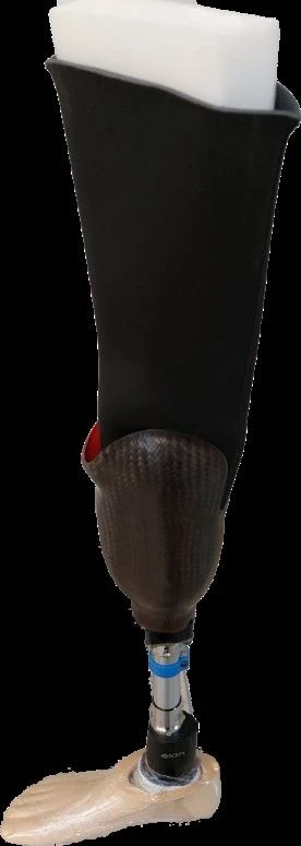 Modular Lower Leg Prosthesis with Microprocessor-Controlled Foot