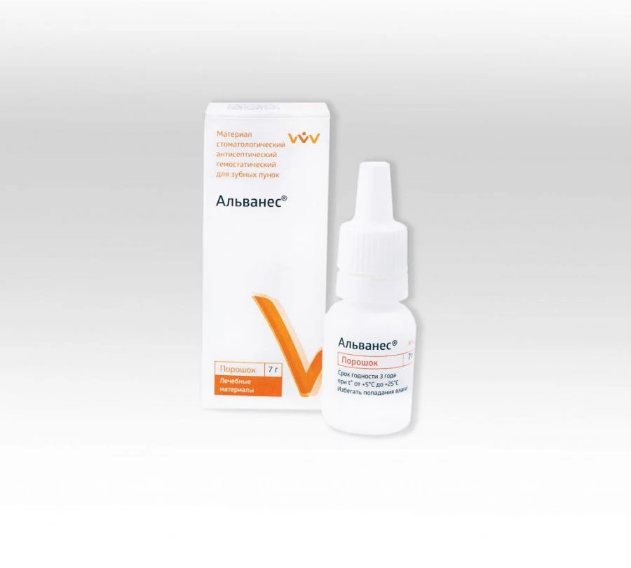 Alvanes Antiseptic Hemostatic Material for Dental Sockets