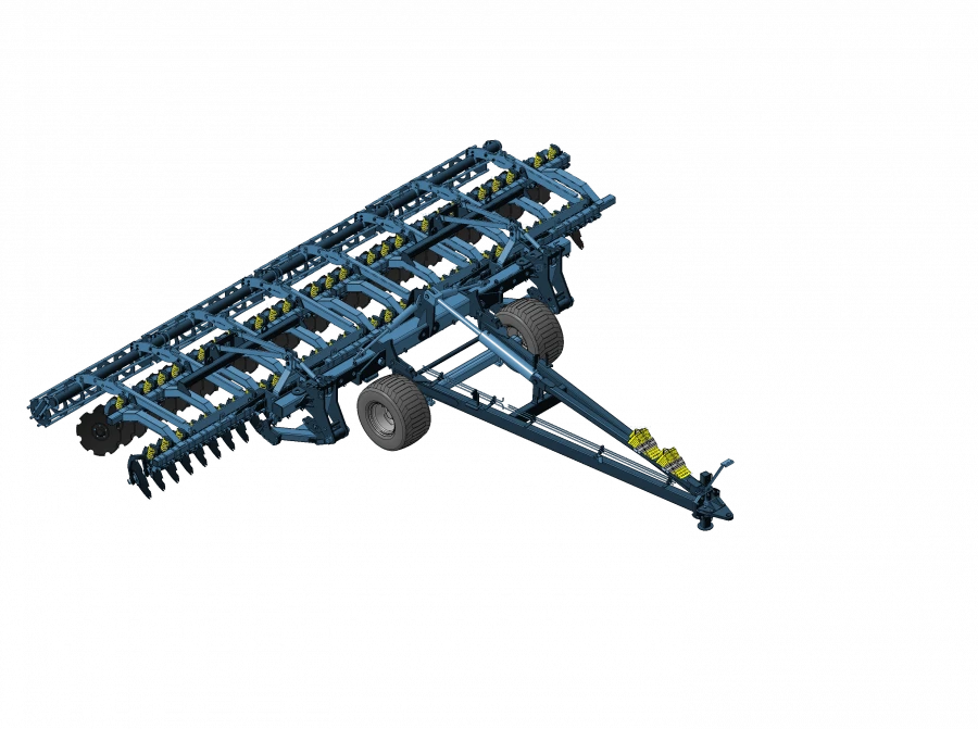 Disc Harrow AДС-8 for Soil Tillage and Vegetation Management