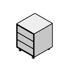 خزانة مكتب متنقلة، مجموعة أثاث "Glass.Go