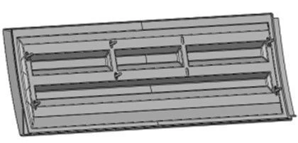 Front Left False Panel for Tram Section S.21Р-10.50.120