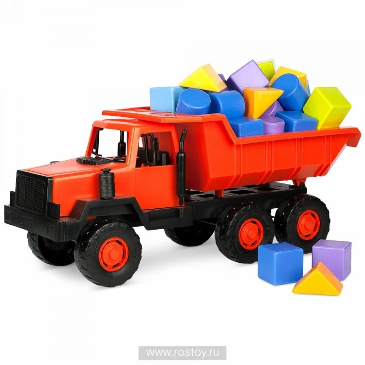 Uralets Dump Truck Toy with Construction Set