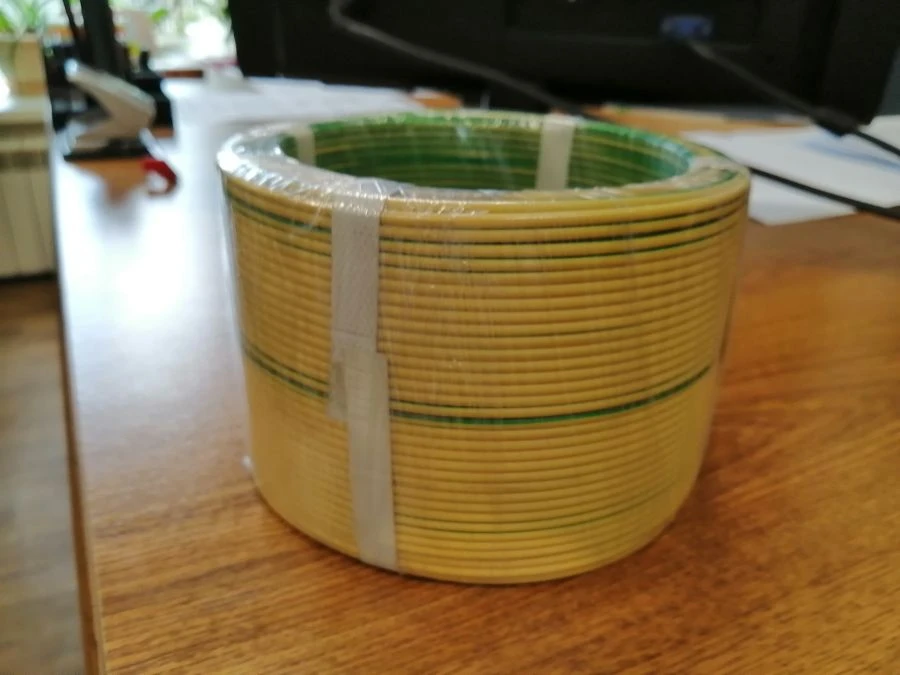 سلك معزول PVC 1x1.5 مم أبيض