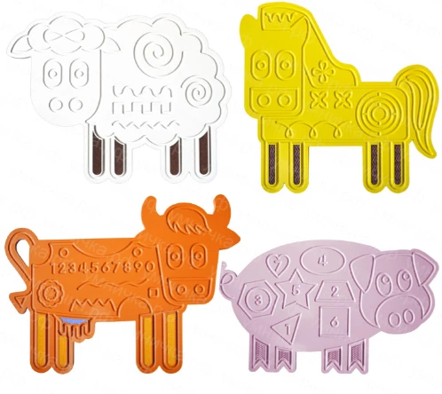 Tactile Development Panel Set "Farm" NBF-100