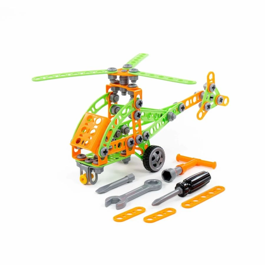 Helicopter Building Set for Creative Inventions with 130 Parts" Model 55026