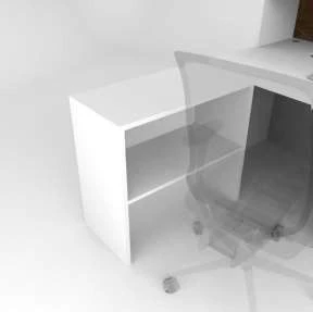 طاولة جانبية عملية بإطار MDF
