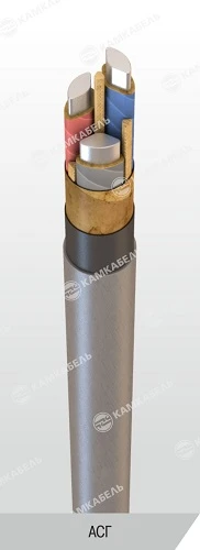 Power Cable with Aluminum Conductors and Paper Insulation, 1 kV