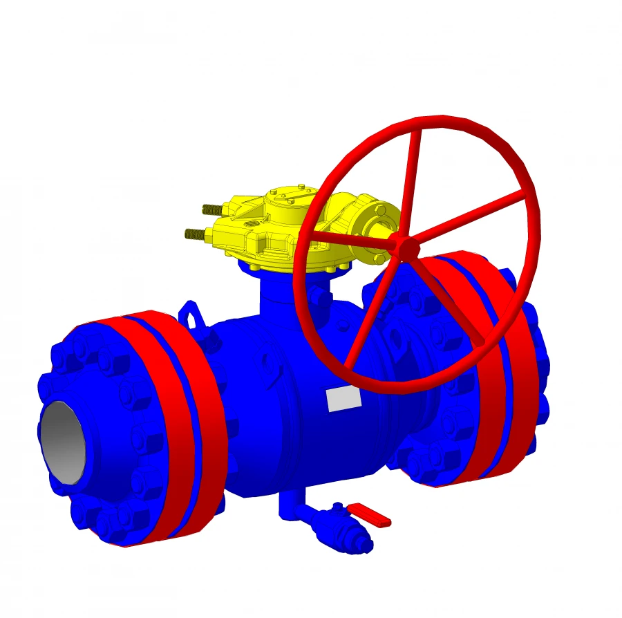 Ball Valve DN150 PN2.5 MPa for Pipeline Applications