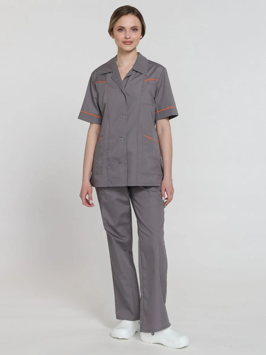Women's Magnolia Suit, Dark Gray/Orange, Art. 87490977