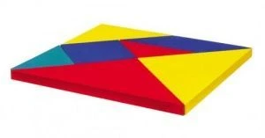 لعبة الأحجية من رغوة مرنة مع غطاء جلد صناعي