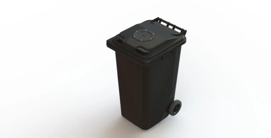 Mobile Waste Container 240L Art.24.C29.V/1 (20.802.98.PE; 21.052.98.V/1)