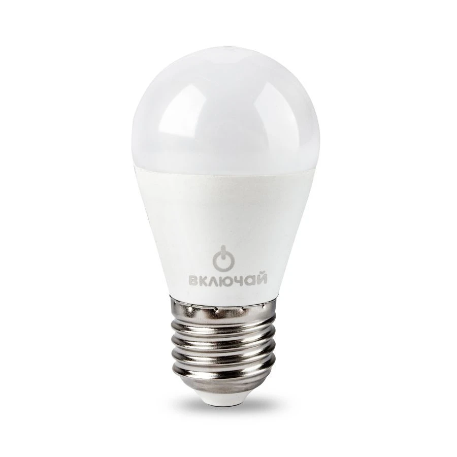 8W LED Bulb E27 Ball 6500K 220V (LED PREMIUM G45-8W-E27-WW)