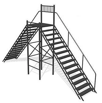 Standard Ladder - Versatile 3-Step Folding Design