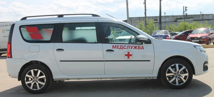 سيارة الخدمة الطبية LRGS0M على قاعدة LADA R90، نموذج KS025L