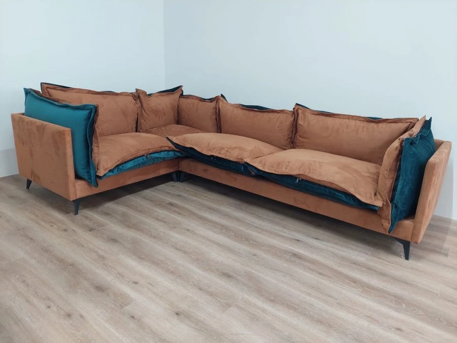 Wooden Office Furniture: "BOSTON" Corner Sofa