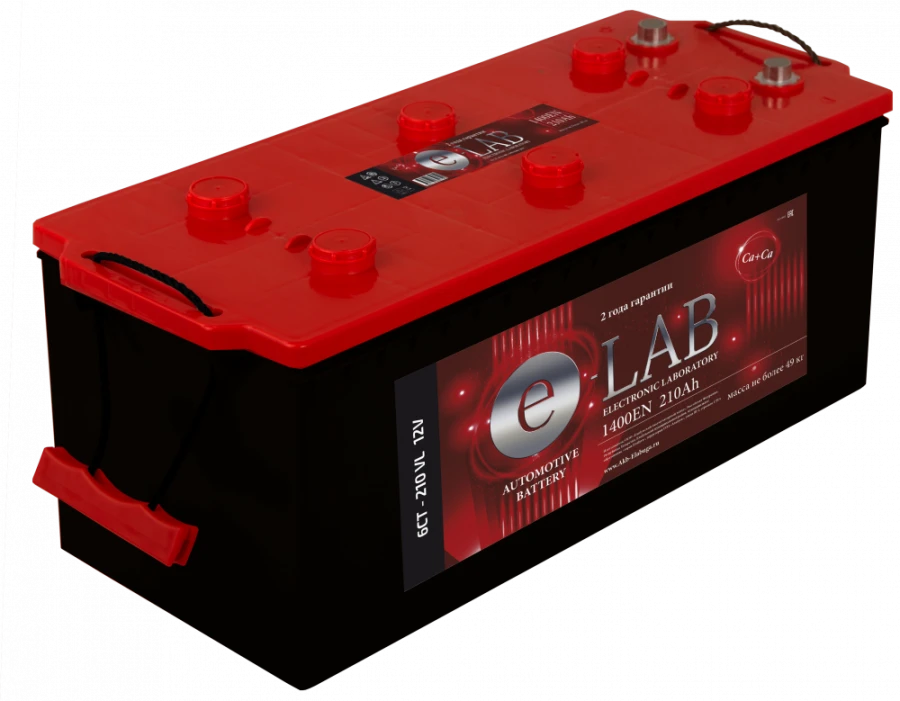 بطارية الرصاص لبدء محركات المكبس 6ST-210 "ELAB