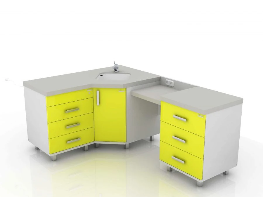 وحدة الزاوية CENTRUM-Micro، نموذج 102-001-3 102-004M 102-002UM 102-003B، 2050x1450x850 مم