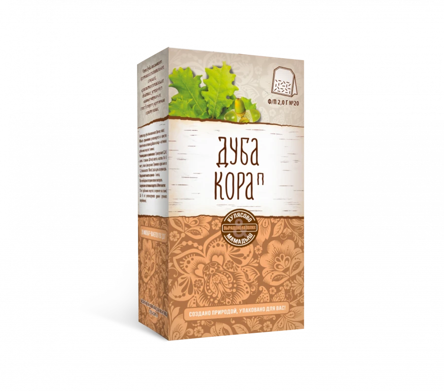 أكياس ترشيح لحاء البلوط الطبيعي