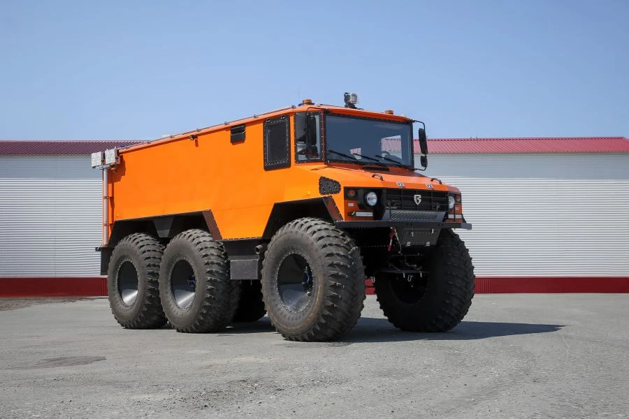 مركبة الثلوج والموحلة متعددة التضاريس 6x6 بإطارات ضغط منخفض موديل 02.001A