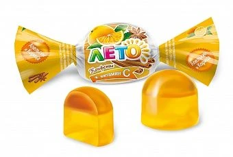 Weight-Based Candies with Orange and Cinnamon Flavor and Vitamin C - Leto