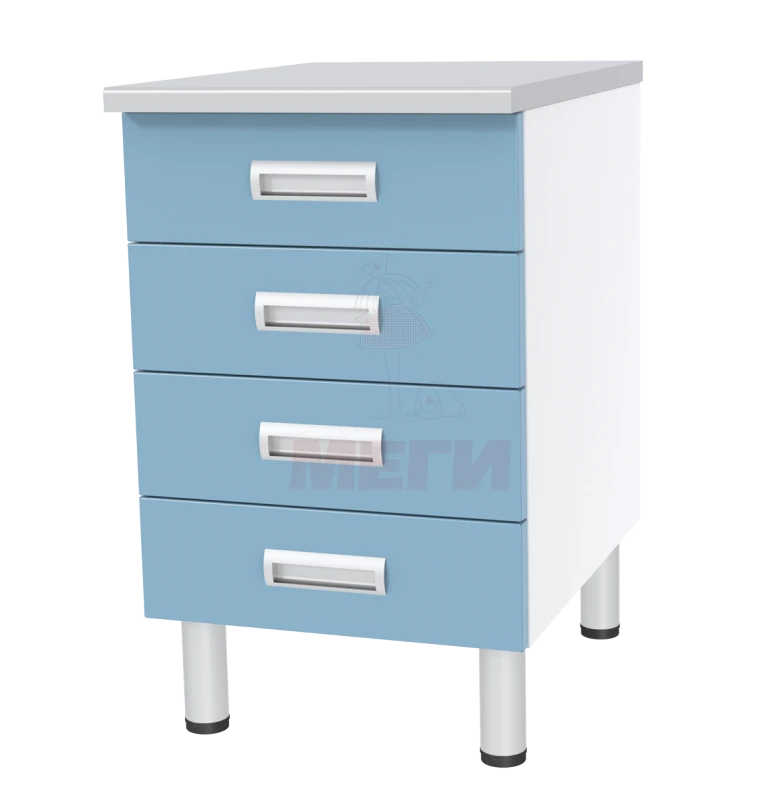 طاولة مختبر SL-03-MSK (SL-03-103) بأربعة أدراج