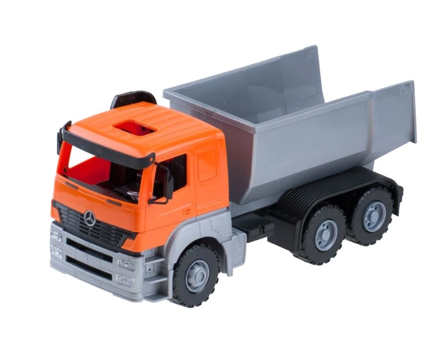Mercedes "Axor" Dump Truck (3-Axle, 24.5 cm, Orange)