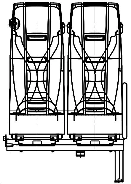 مقعد مزدوج A67R42.6840012-20