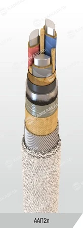 Power Cable with Aluminum Conductors, 1 kV, AAP2l Model