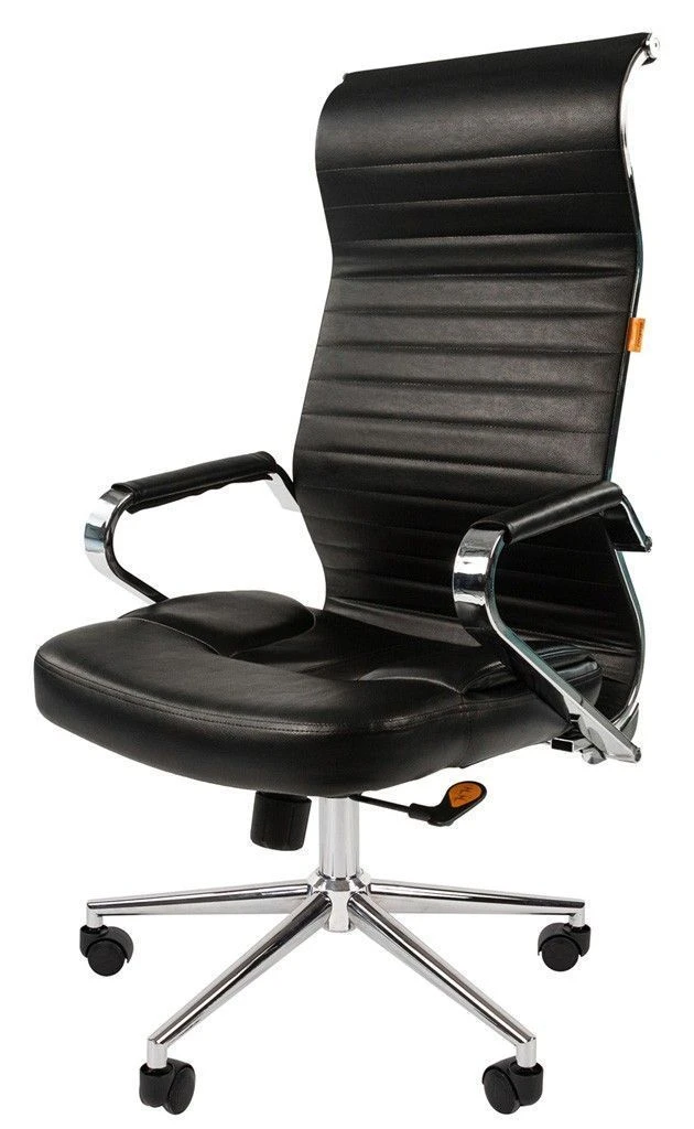 Leather Upholstered Chair with Metal Frame - CHAIRMAN 700