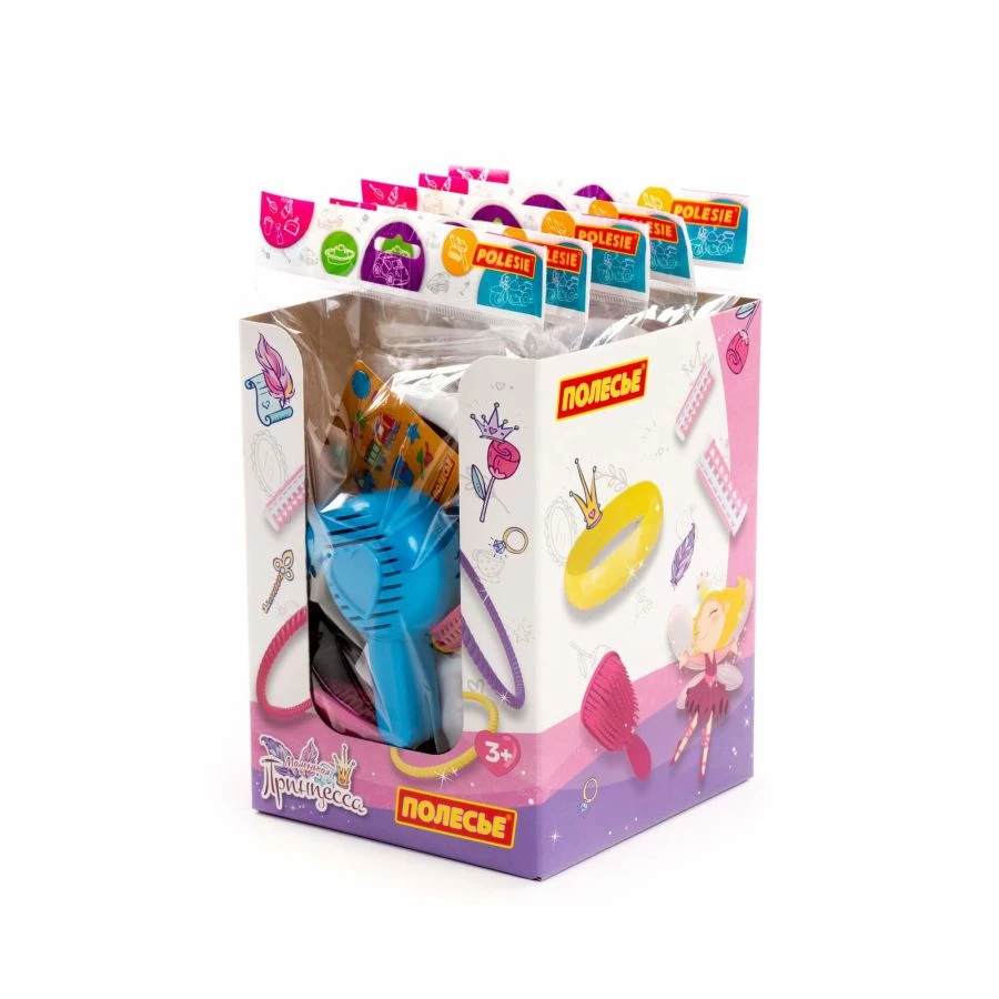Princess Beauty Salon Playset - 8 Pieces for Creative Styling