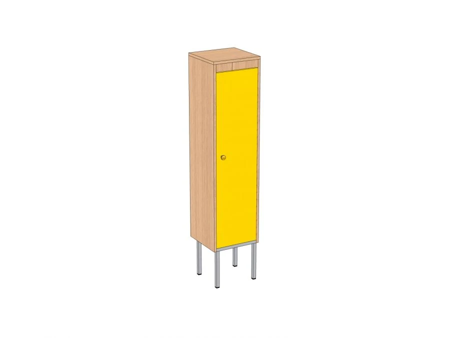 Single Children's Clothing Wardrobe with Metal Frame - SG1-M