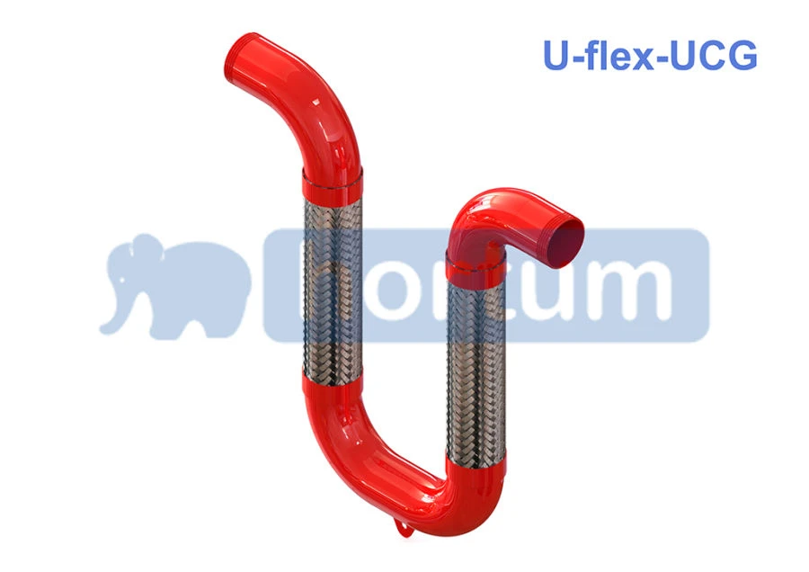 سلسلة U-FLEX UCG - وصلة زلزالية مرنة مع خيوط خارجية DN من 25 مم إلى 100 مم