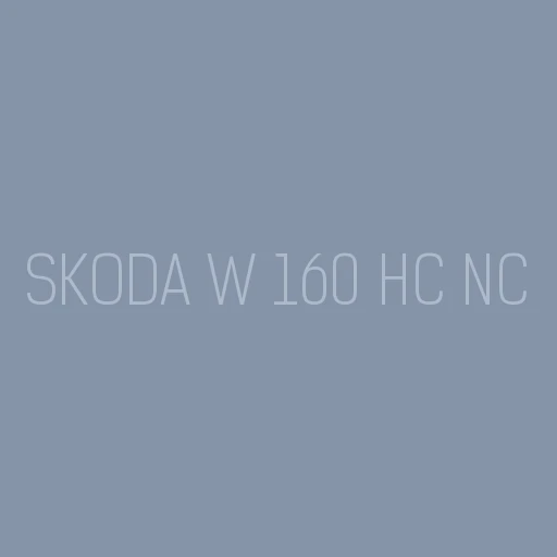 ترقية آلة الحفر الأفقي SKODA W 160 HC NC