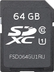 بطاقة الذاكرة FSD بسعة 64 جيجابايت - FSD064GU1RU