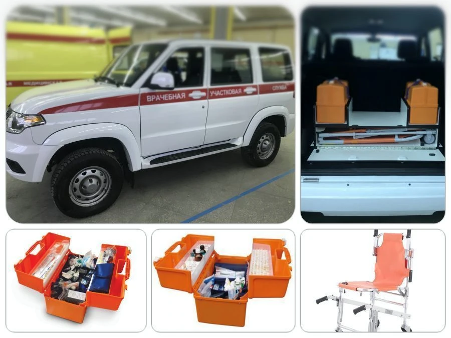 سيارة طبية خاصة على قاعدة UAZ-3163 باتريوت M1G نوع 17435
