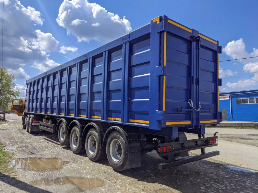مقطورة نصفية بأربعة محاور BZAP 94554N لنقل الخردة
