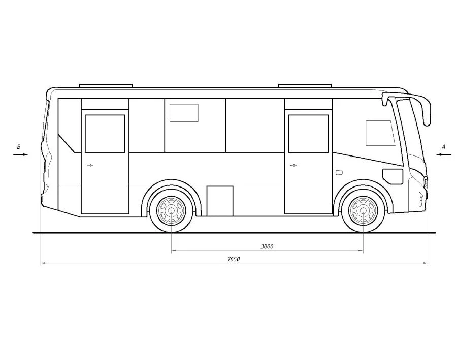 المجمع الاجتماعي المتنقل M3044-30 (المركبة الأساسية PAZ-3204 "فيكتور NEXT")